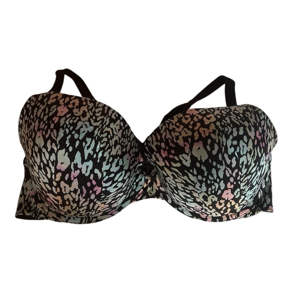Torrid Curve Women's Multicolor Leopard Print Bra sz 42DDD